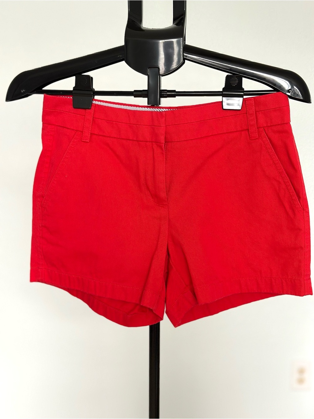 J. Crew Bright Red Chino Shorts